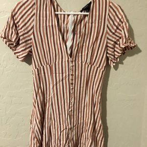 Striped romper